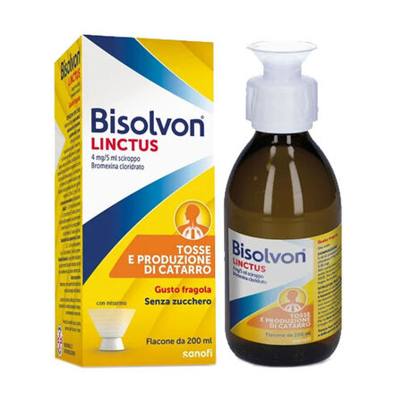BISOLVON*sciroppo 200 ml 4 mg/5 ml aroma fragola image not present