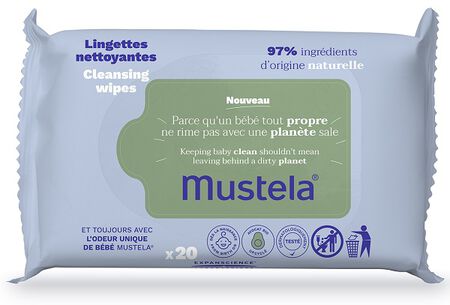 MUSTELA SALVIETTE MULTI 20 PEZZI image not present