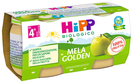 HIPP BIO OMOGENEIZZATO MELA GOLDEN 2 X 80 G image not present