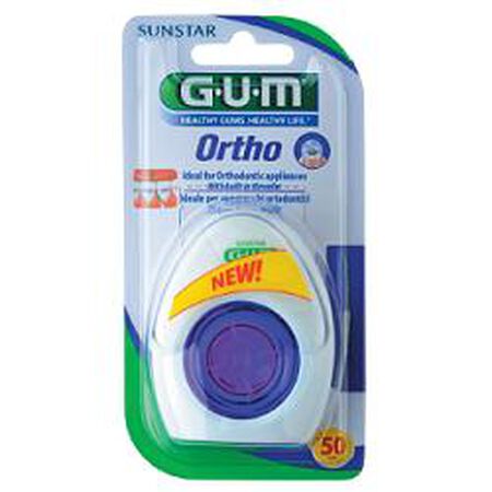 GUM ORTHO FLOSS FILO SPUGNOSO 50 PEZZI image not present