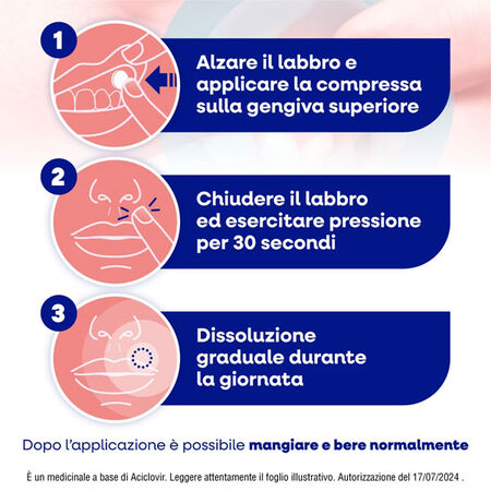 HERPMED LABIALE 2 compresse 50MG image not present