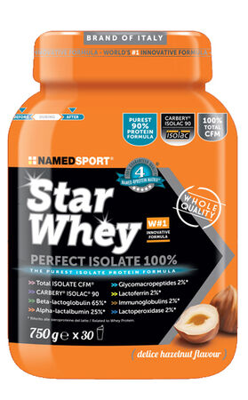 STAR WHEY PERFECT ISOLATE 100% DELICE HAZELNUT 750 G image not present