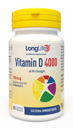 LONGLIFE VITAMIN D 4000UI 60 COMPRESSE image not present