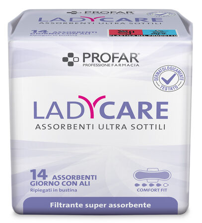 LADYCARE ASSORBENTI GIORNO ALI 14 PEZZI PROFAR image not present