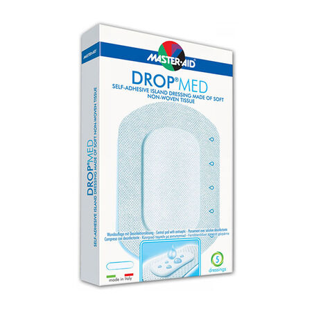 MEDICAZIONE ADESIVA MASTER-AID DROP MED 12,5X12,5 5 PEZZI image not present