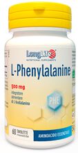 LONGLIFE L-PHENYLALANINE 500 MG 60 TAVOLETTE