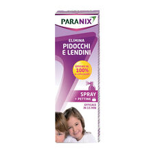 PARANIX SPRAY TRATTAMENTO ANTIPEDICULOSI 100 ML + PETTINE REGOLAMENTO MDR