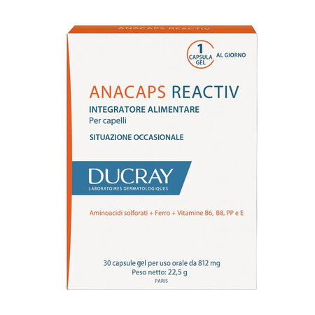 ANACAPS REACTIV CAPELLI SITUAZIONE OCCASIONALE 30 CAPSULE image not present