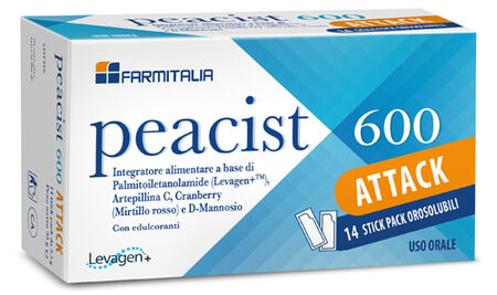 PEACIST 600 ATTACK 14 STICK PACK OROSOLUBILI image not present