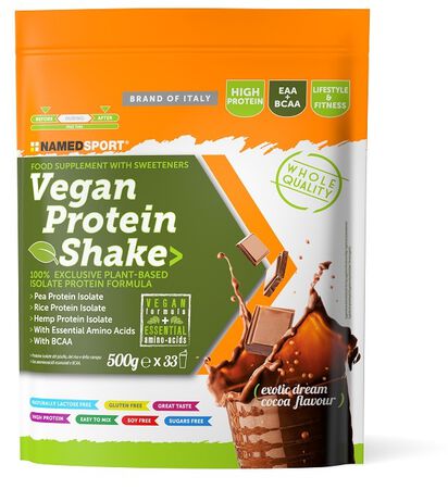 VEGAN PROTEIN SHAKE EXOTIC DREAM COCOA 500 G image not present