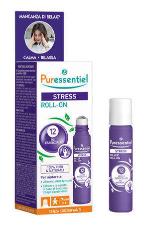PURESSENTIEL ROLLER SOS STRESS 12 OLI ESSENZIALI 5 ML image not present