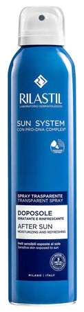 RILASTIL SUN SYSTEM DOPOSOLE SPRAY TRASPARENTE DOPOSOLE IDRATANTE E RINFRESCANTE 200 ML image not present