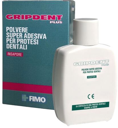GRIPDENT PLUS POLVERE SUPER ADESIVA PER PROTESI DENTALI 40 G image not present