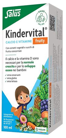 FLORADIX KINDERVITAL FRUITY FORMULA POTENZIATA 10 FLACONCINI MONODOSE X 10 ML PER BAMBINI DA 3 A 12 ANNI image not present