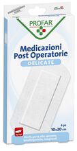 MEDICAZIONE POST OPERATORIA STERILE GARZA ANTIADERENTE 10X20 CM 4 PEZZI PROFAR