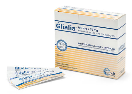 GLIALIA 700MG + 70MG MICROGRANULI USO ORALE VIA SUBLINGUALE 20 BUSTINE 1,27 G image not present