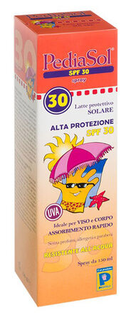 PEDIASOL SPF 30 LATTE SOLARE SPRAY 150 ML image not present