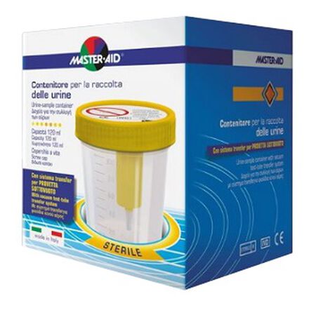CONTENITORE RACCOLTA URINA SOTTOVUOTO MASTER-AID 120 ML image not present