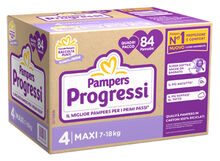 PAMPERS QUADRI PROGRESSI MAXI 84 PEZZI PAMPERS QUADRI PROGRESSI MAXI 84 PEZZI