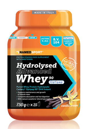 HYDROLYSED ADVANCED WHEY VANILLA CREAM BARATTOLO POLVERE ORALE 750 G image not present