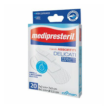 CEROTTI ASSORTITI MEDIPRESTERIL DELICATI TNT 20 PEZZI