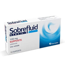 SOBREFLUID*BAMBINI 10 supp 100 mg