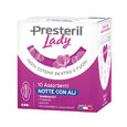 LADY PRESTERIL ASSORBENTI NOTTE CON ALI RIPIEGATI BIODEGRADABILI 10 PEZZI image number null