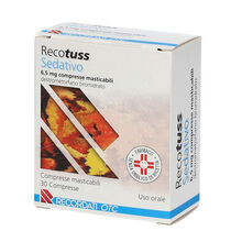 RECOTUSS SEDATIVO*30 cpr mast 6,5 mg