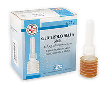 GLICEROLO (SELLA)*AD 6 contenitori monodose 6,75 g soluz rett con camomilla e malva