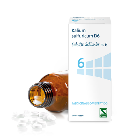 KALIUM SULFURICUM D6 SALE DR.SCHUSSLER N.6*D6 200 cpr flacone image not present