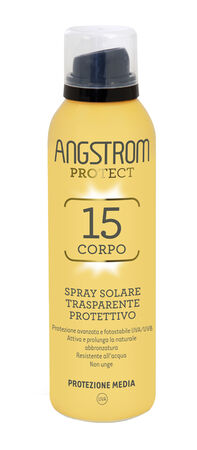ANGSTROM PROTECT 15 CORPO SPRAY SOLARE TRASPARENTE 150 ML image not present