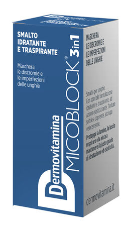 DERMOVITAMINA MICOBLOCK 3 IN 1 SMALTO IDRATANTE E TRASPIRANTE BLU 5 ML image not present