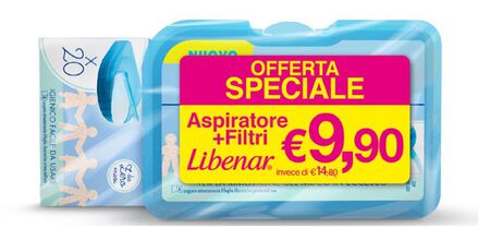 LIBENAR BIPACCO ASPIRATORE SOFT + 25 FILTRI image not present