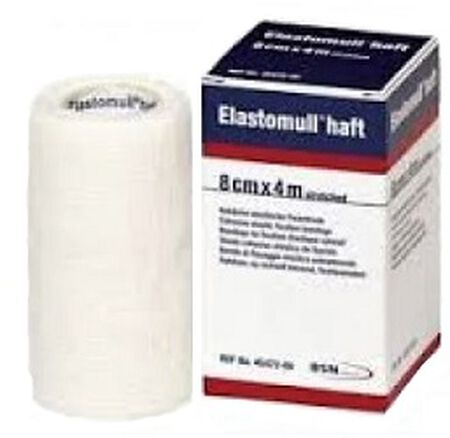 BENDA ELASTICA AUTOADESIVA ELASTOMULL HAFT COMPRESSIONE FORTE 8X400 CM image not present