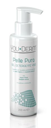 YOUDERM PELLE PURA GEL DETERGENTE VISO 200 ML image not present