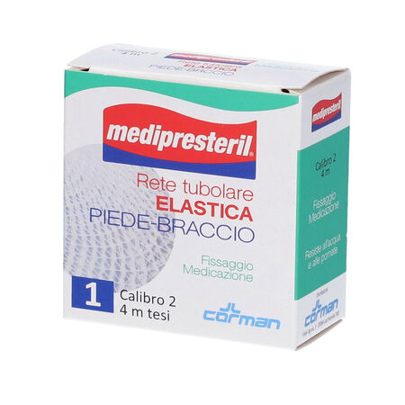 RETE TUBOLARE ELASTICA PER PIEDE E BRACCIO MEDIPRESTERIL CALIBRO 2 4M TESI image not present