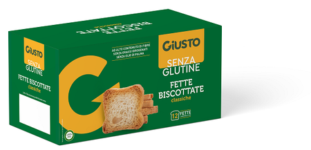 GIUSTO SENZA GLUTINE FETTE BISCOTTATE 150 G image not present
