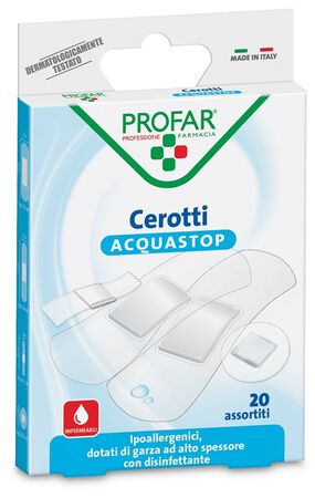 CEROTTO ACQUASTOP ASSORTITI PROFAR 20 PEZZI image not present