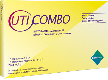 UTICOMBO 10 CAPSULE + 10 COMPRESSE MASTICABILI image not present