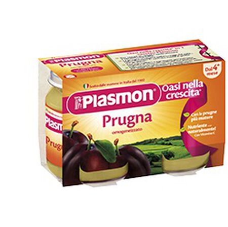 PLASMON OMOGENEIZZATO PRUGNA 2 X 104 G image not present