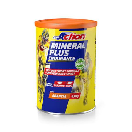 PROACTION MINERAL PLUS ENERGETICO E SALINO ISOTONICO ALL'ARANCIA 450 G image not present