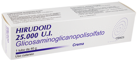 HIRUDOID*crema derm 40 g 0,3% 25.000 Unita' Internazionali image not present