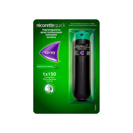 NICORETTEQUICK*1 flaconcino 150 dosi soluz oromucosale 1 mg/erogazione image not present