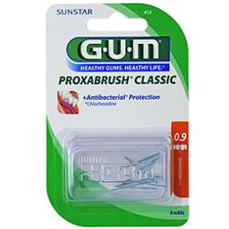 GUM PROXABRUSH CLASSIC 412 SCOVOLINO INTERDENTALE 8 PEZZI image not present