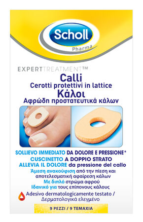 CEROTTO PROTETTIVO PER CALLI SCHOLL IN LATTICE 9 PEZZI image not present