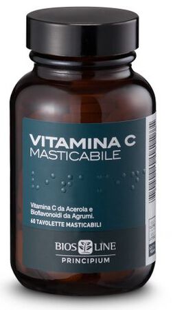 PRINCIPIUM VITAMINA C NATURALE 60 COMPRESSE MASTICABILI 72 G image not present