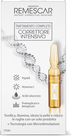 REMESCAR TRATTAMENTO COMPLETO CORRETTORE INTENSIVO 5 FIALE X 2 ML image not present