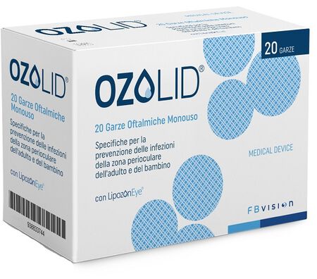 GARZA OZOLID OFTALMICA TNT CON OLIO OZONIZZATO IN FOSFOLIPIDI LIPOZONEYE 20 PEZZI image not present
