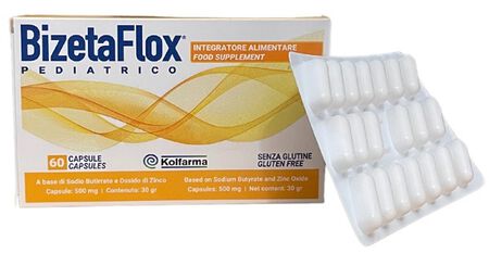 BIZETAFLOX PEDIATRICO 60 COMPRESSE image not present