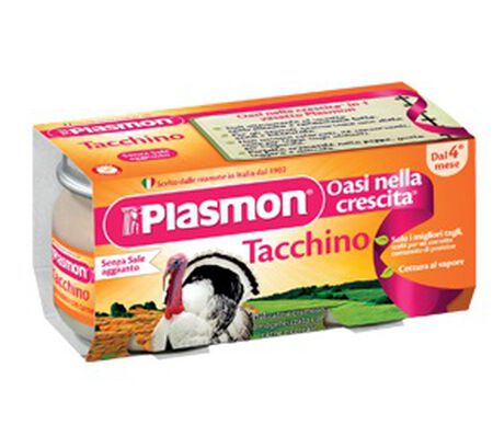 PLASMON OMOGENEIZZATO TACCHINO 80 G X 2 PEZZI image not present
